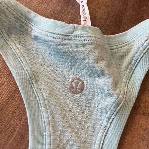 Lululemon Blue Athletic Tank TopShirt Women 16 - Picture 5 of 5